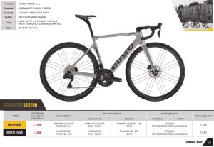 Gusto Cobra EVO Sport Legend und Pro Legend 2025-2026